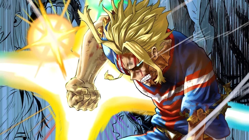 All Might oficial art mang chuẩn phong cách gốc