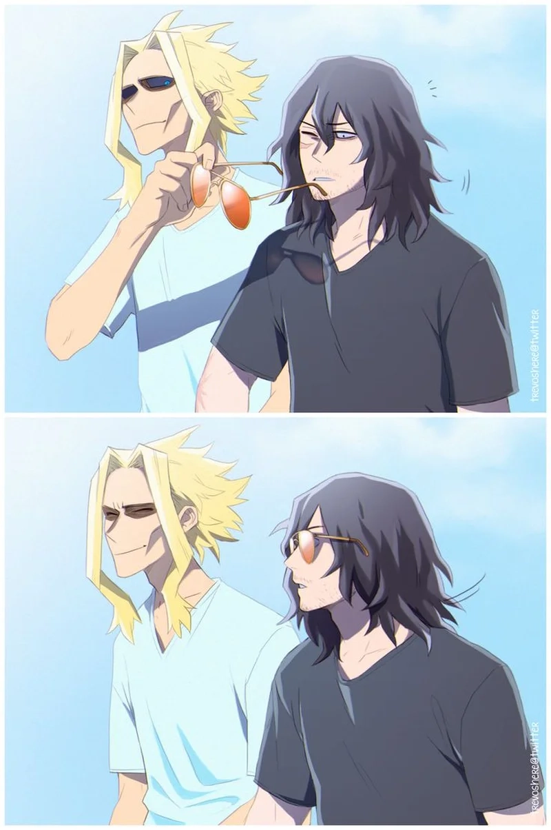 MHA Aizawa x All Might là mối quan hệ đáng chú ý