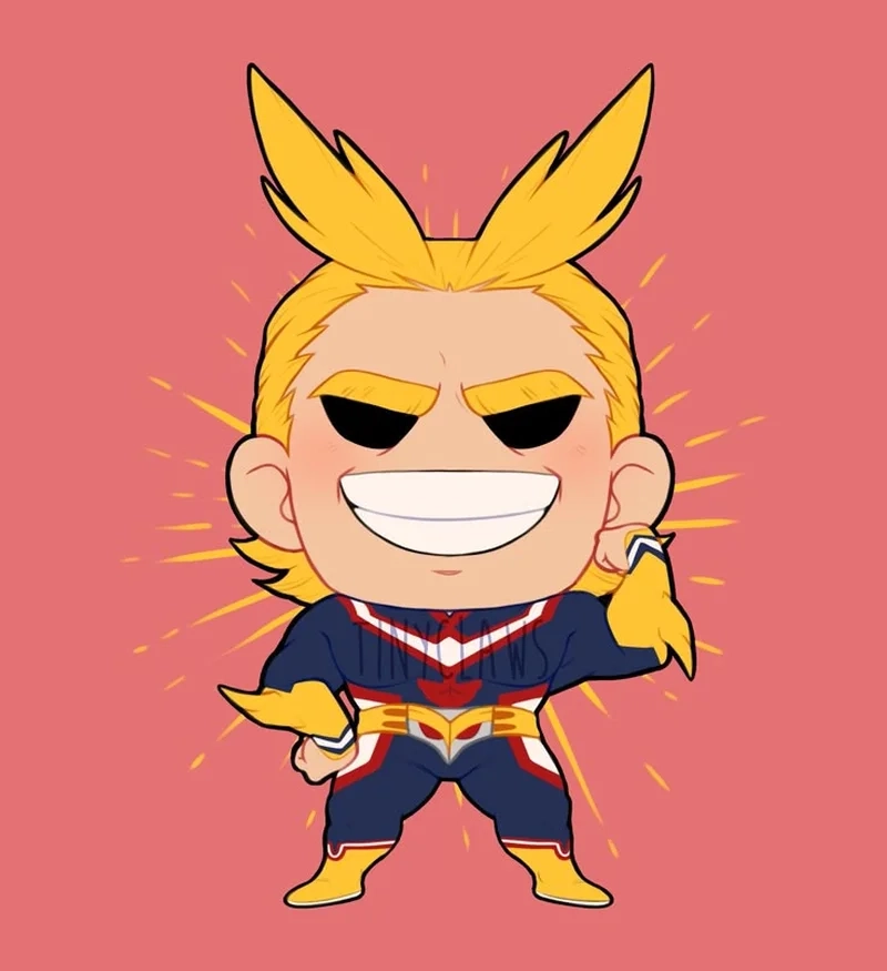 Chibi All Might luôn khiến trái tim fan tan chảy
