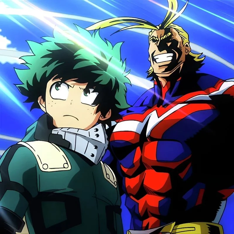 Deku x All Might tượng trưng cho tình bạn vĩ đại
