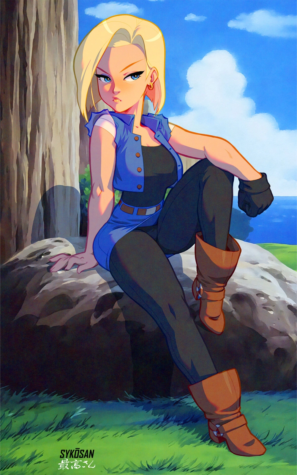 Super Android 18 phiên bản mạnh mẽ của người máy trong Dragon Ball