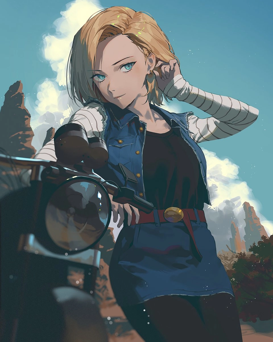 Android 18 3D Model chiêm ngưỡng mô hình 3D tuyệt đẹp của Android 18