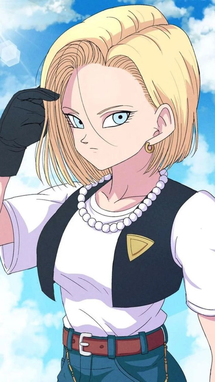 Android 18 long hair sự quyến rũ với mái tóc dài của Android 18