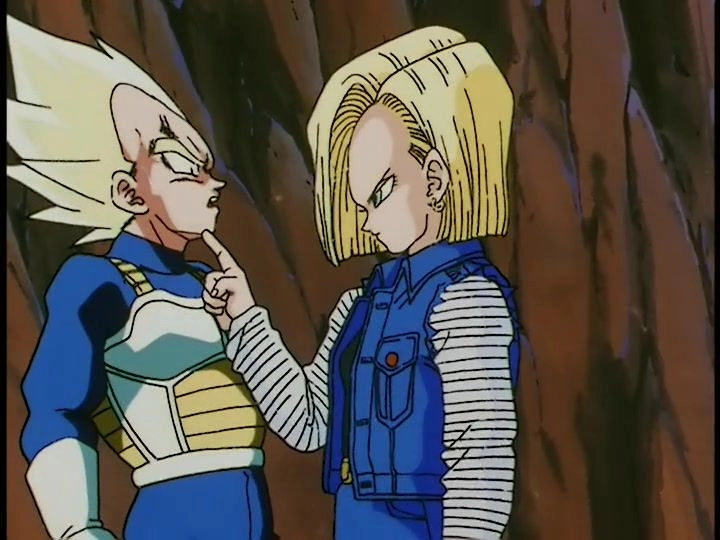 Android 18 vs Vegeta trận chiến kịch tính giữa Android 18 và Vegeta