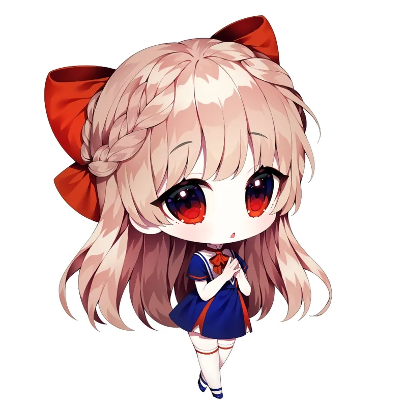 Ai mà không yêu nổi hình chibi dễ thương này chứ
