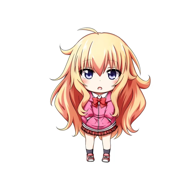 Sự đơn giản đáng yêu từ anime chibi cute đơn giản