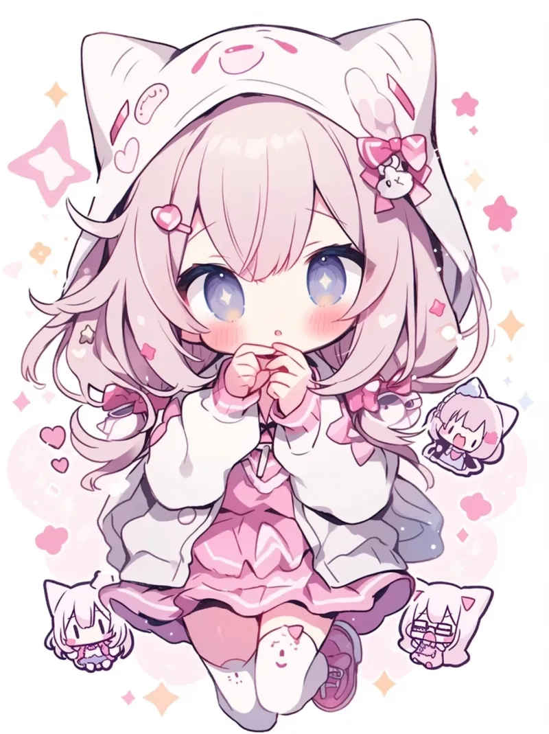 Vẻ đẹp khó cưỡng của anime chibi hình cute