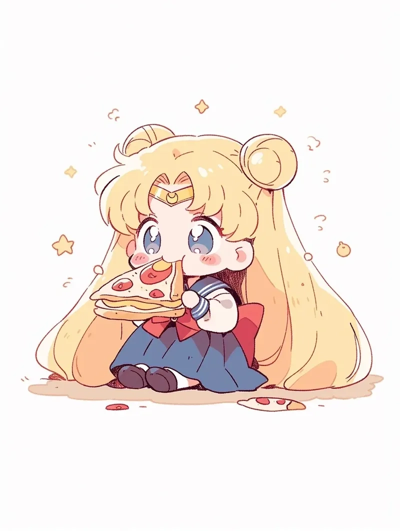 Ngắm nhìn hình anime chibi đơn giản mà vẫn hút hồn