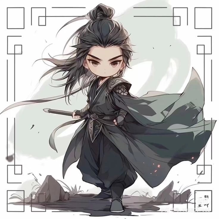 Chibi cổ trang nam dành cho những ai yêu thích nét hoài cổ