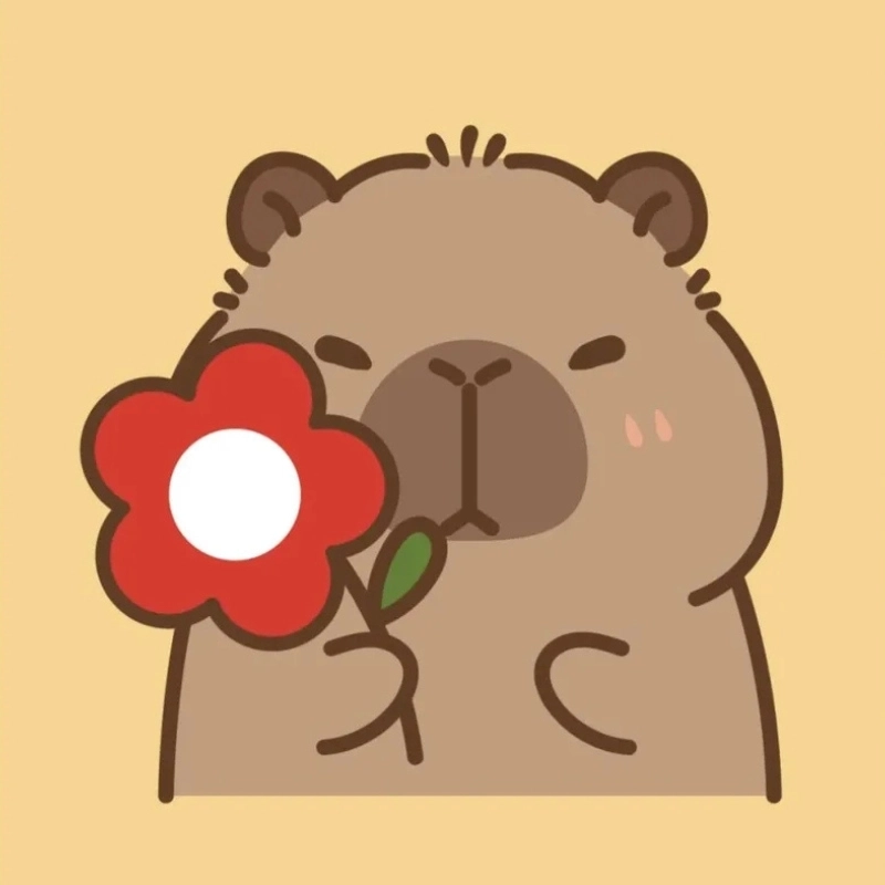 Capybara chuột lang nước meme rất dễ thương, mang đến sự thư giãn