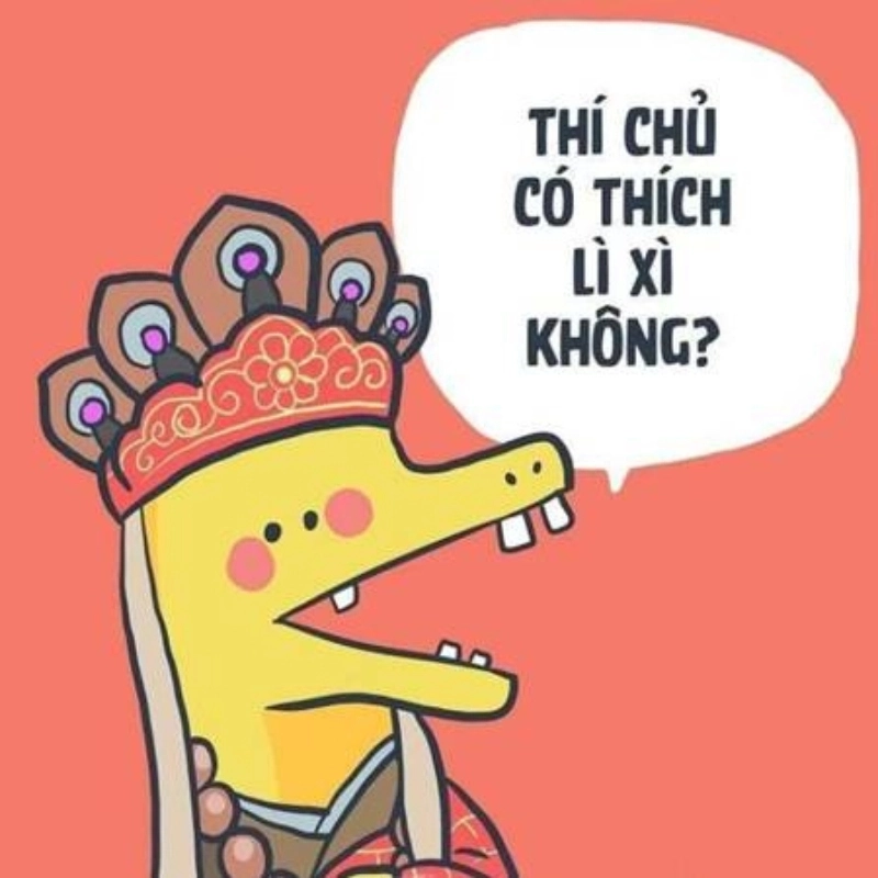 Ảnh meme hài hước tết sẽ làm không khí Tết thêm phần rộn ràng và vui vẻ