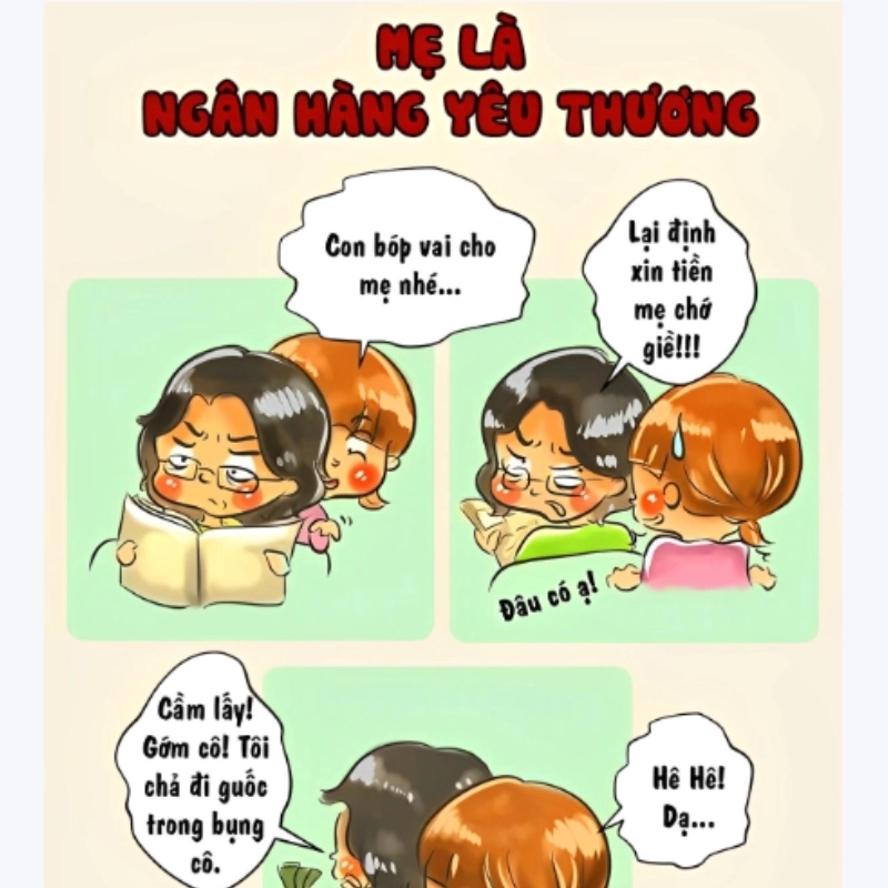 Meme xin tiền mẹ cực kỳ hài hước sẽ khiến bạn phải cười sảng khoái