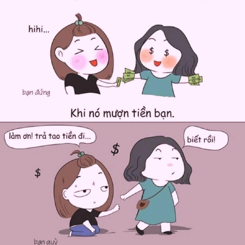 Meme vay tiền cực kỳ bựa và hài hước, đừng bỏ lỡ