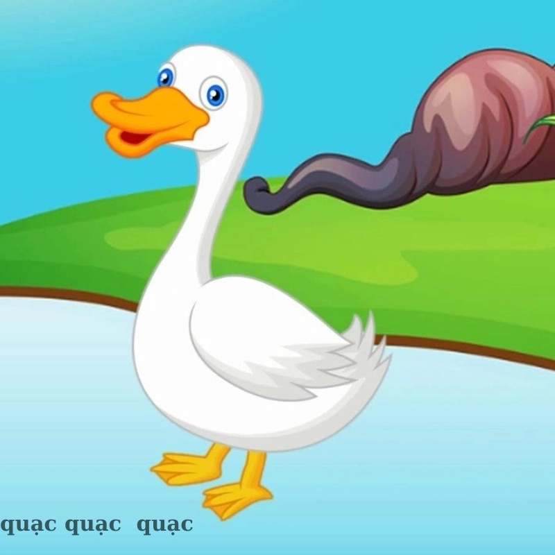 Meme vịt kêu cực đáng yêu