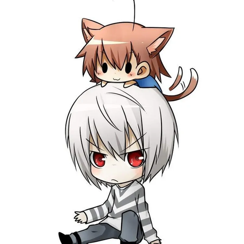 Hút mắt với hình anime chibi nam cute đang làm mưa làm gió