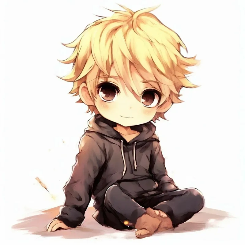 Siêu đáng yêu với hình chibi nam cute cực phẩm