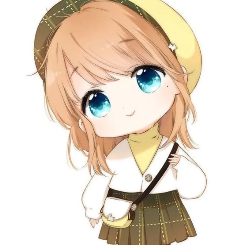 Tải ngay hình nữ chibi cute làm ảnh nền cực xinh