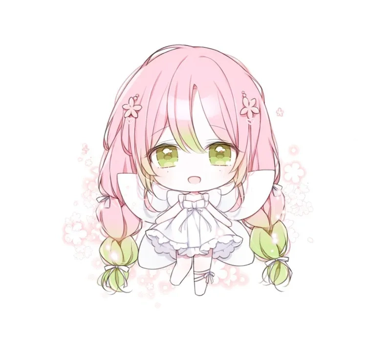 Dễ thương level max với hình ảnh anime chibi nữ dễ thương
