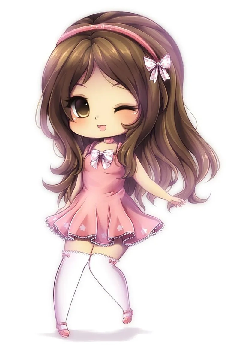 Mê mẩn từng chi tiết với bộ ảnh chibi anime nữ cực yêu