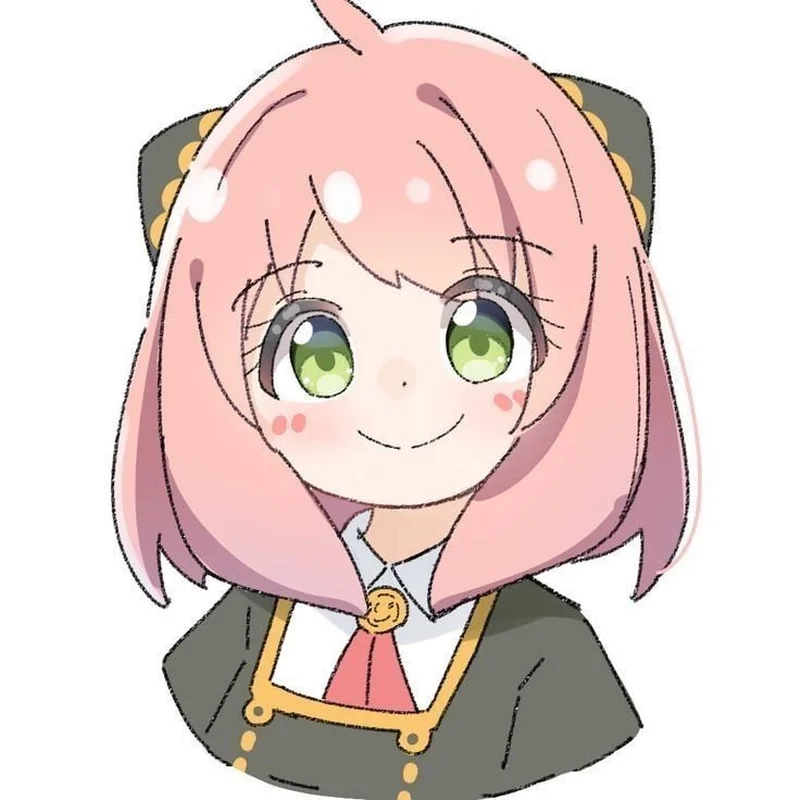 Avatar Anya cute luôn tạo sự chú ý với nét ngây thơ
