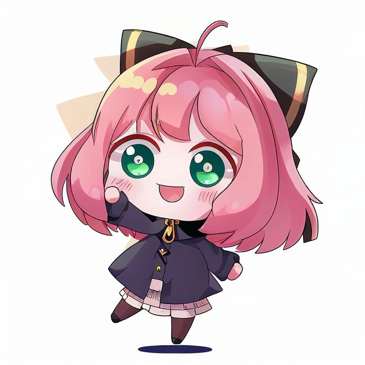 Chibi Anya với tạo hình đáng yêu và dễ thương