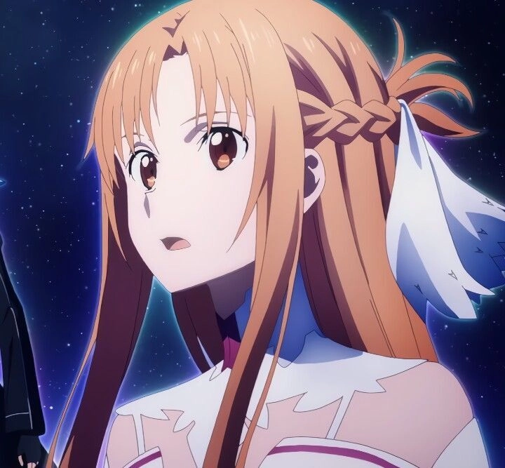 Asuna hair color là nâu cam nhẹ nhàng và cuốn hút