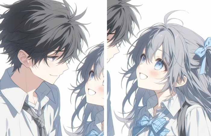 Tình yêu anime qua anime hình cặp đôi dịu dàng