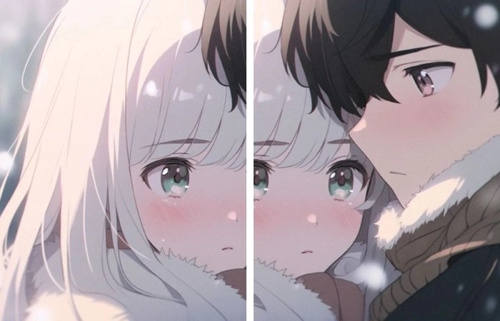 Nét dịu dàng từ anime nữ cặp khiến tim tan chảy