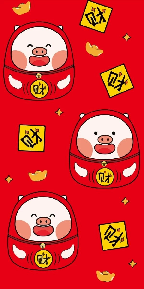 Avatar tết chibi đáng yêu, tươi sáng và tràn đầy may mắn