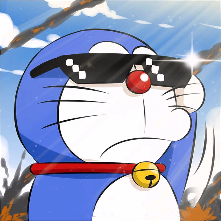 Doraemon hình ảnh cute lan tỏa năng lượng tích cực