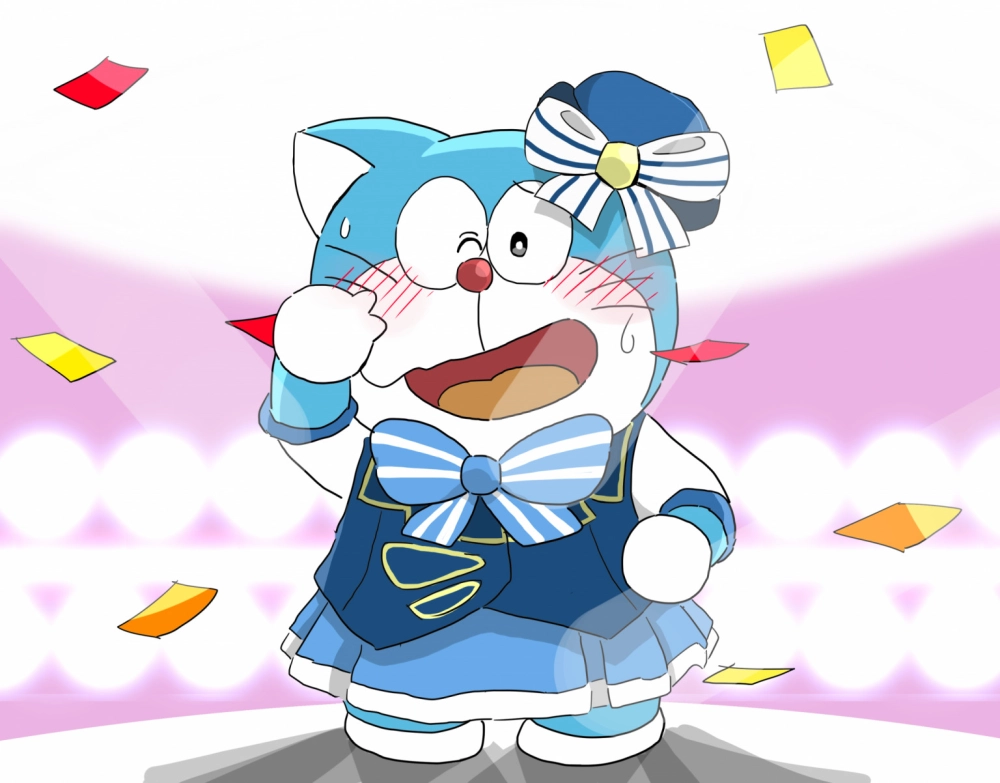 Doraemon ảnh ngầu nổi bật với gương mặt lạnh lùng