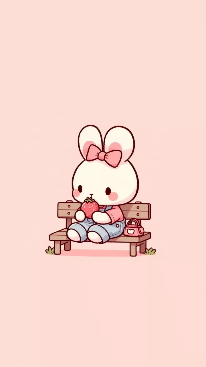 Avatar thỏ chibi đáng yêu và phù hợp với những ai thích động vật nhỏ