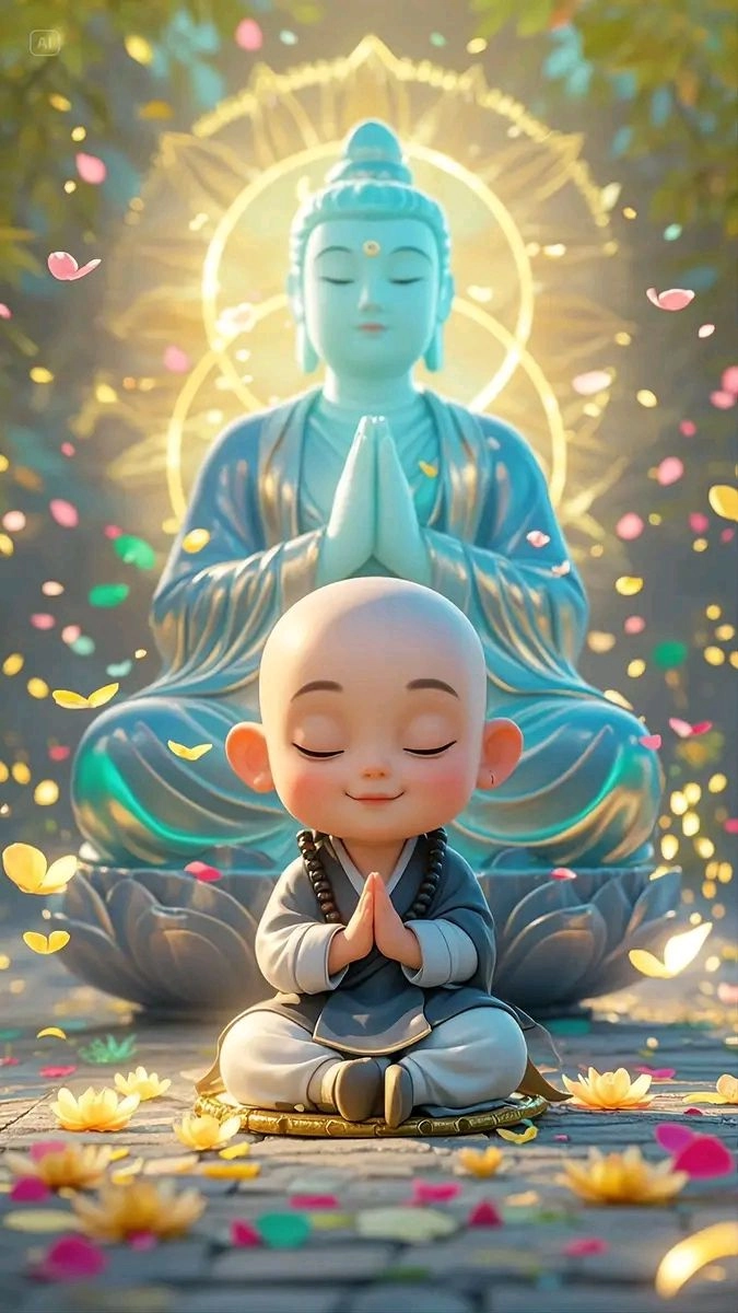 hình ảnh chú tiểu sẽ làm ngày của bạn tươi sáng hơn