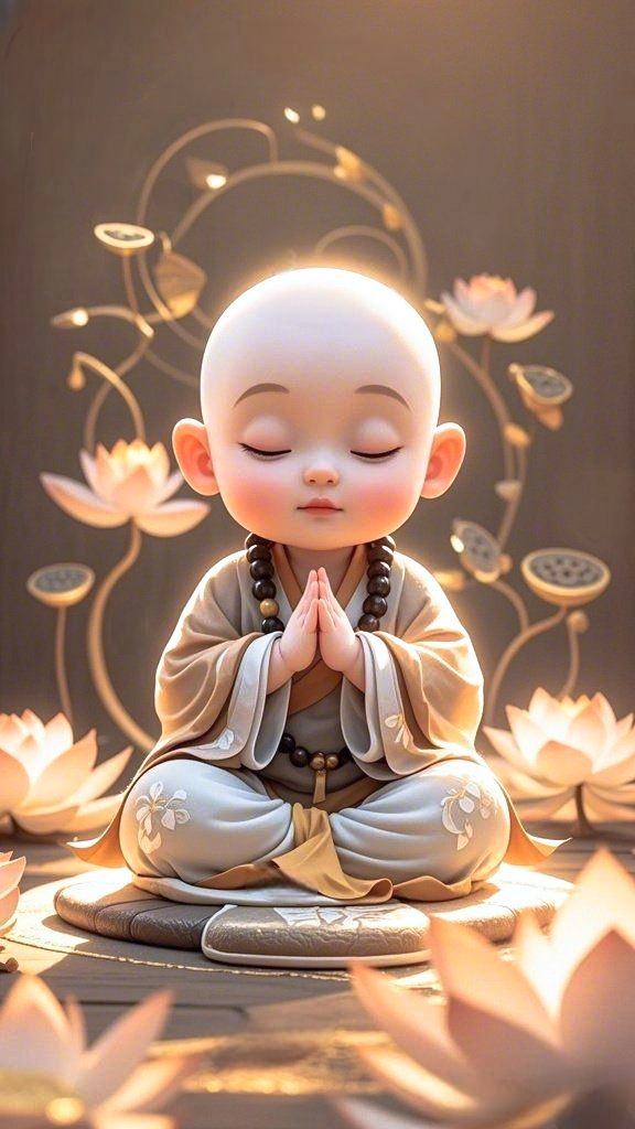 Những hình về chú tiểu dễ thương sẽ khiến bạn tan chảy
