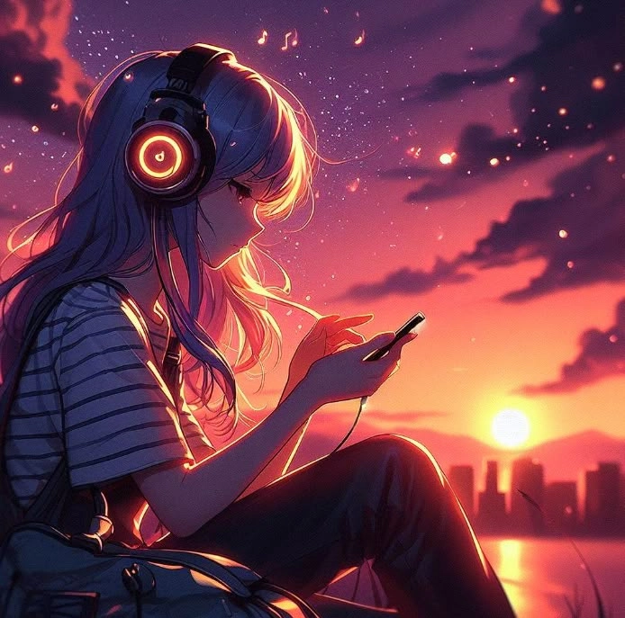 Hình ảnh anime nữ ngầu buồn dành cho những tâm hồn nổi loạn và u sầu