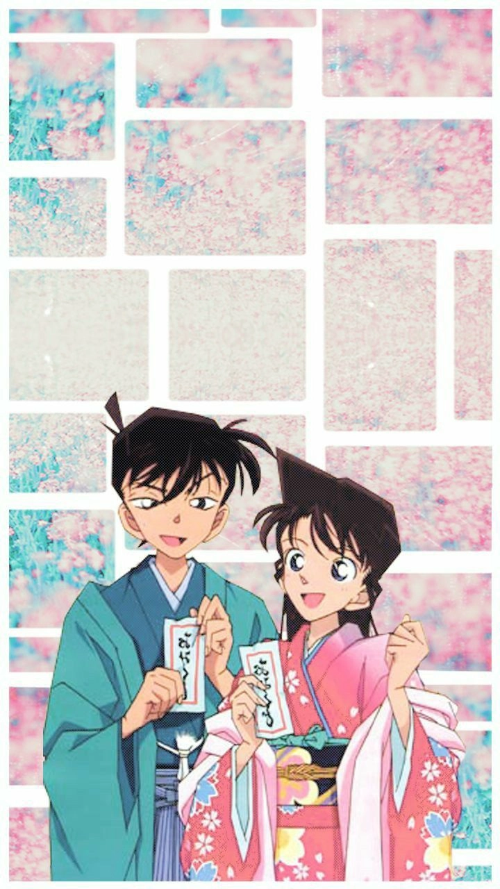 Hình conan và ran là hình ảnh hoàn hảo của tình yêu