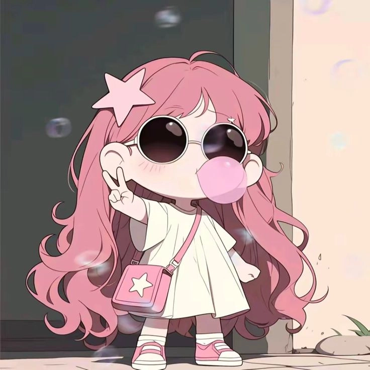 Cá tính mạnh mẽ cùng avatar cute nữ ngầu