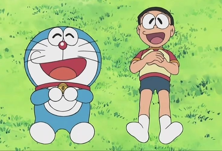 Cặp đôi huyền thoại trong ảnh doraemon với nobita