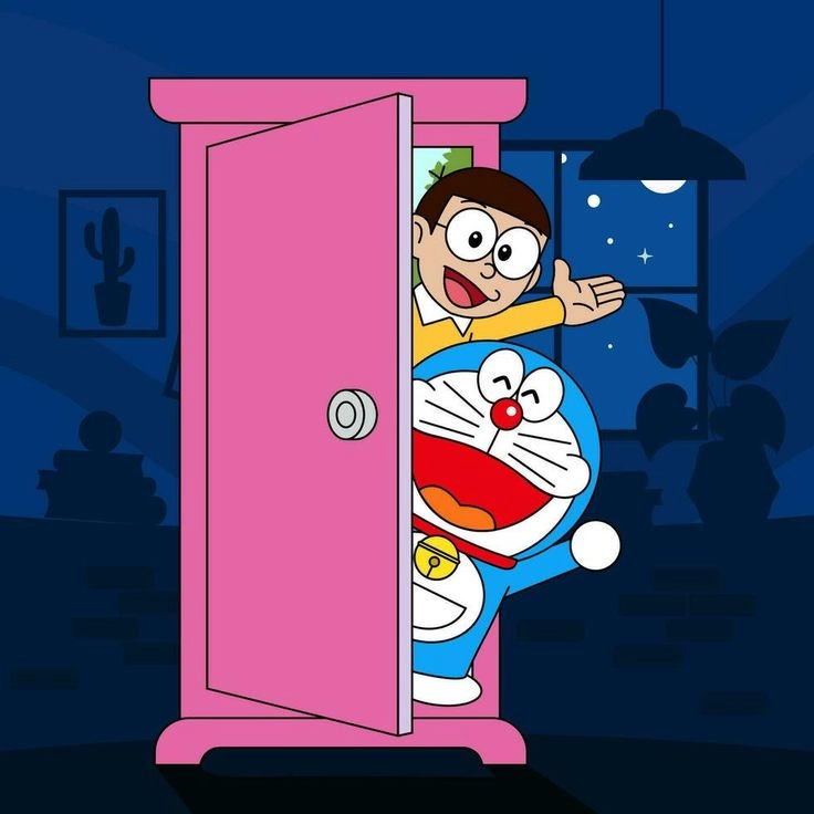 Siêu dễ thương với ảnh nobita và doraemon cute