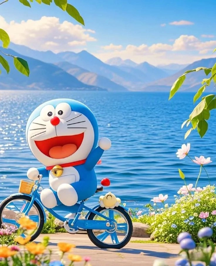 Tình bạn đẹp đẽ qua ảnh đôi doremon