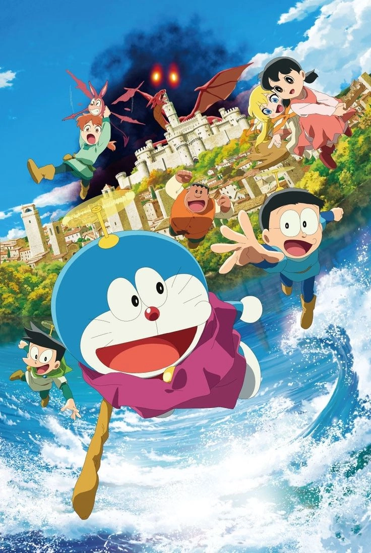 Khoảnh khắc vui nhộn từ ảnh cả nhóm doraemon