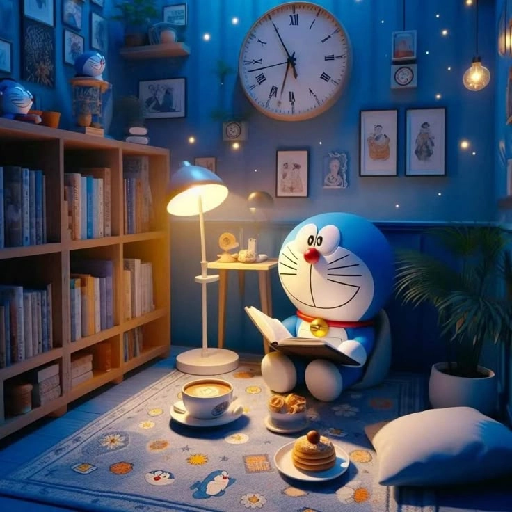 Đa dạng biểu cảm qua ảnh nhân vật doraemon