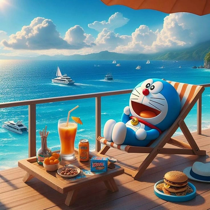 Bộ ảnh cá tính là ảnh ngầu doraemon