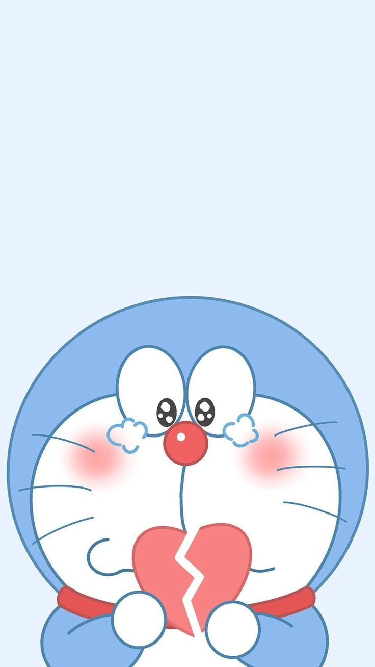 Vừa buồn vừa dễ thương với ảnh doremon buồn cute