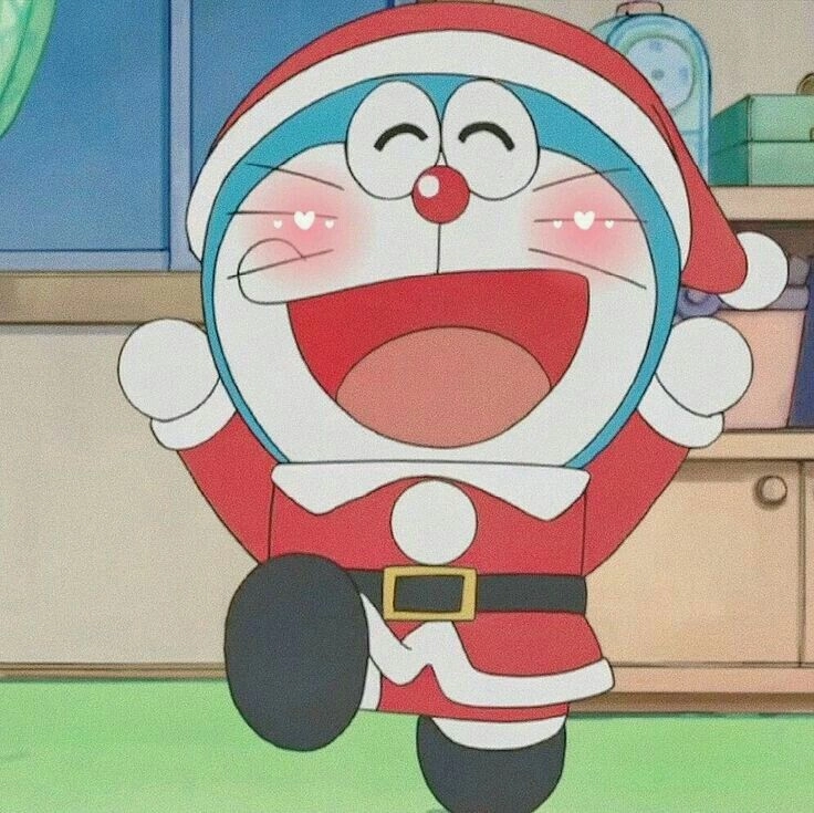 Không khí Noel tràn ngập qua ảnh doraemon giáng sinh