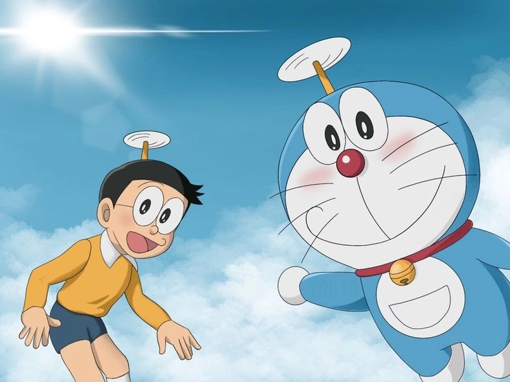 Ký ức sống lại cùng ảnh của doraemon và nobita