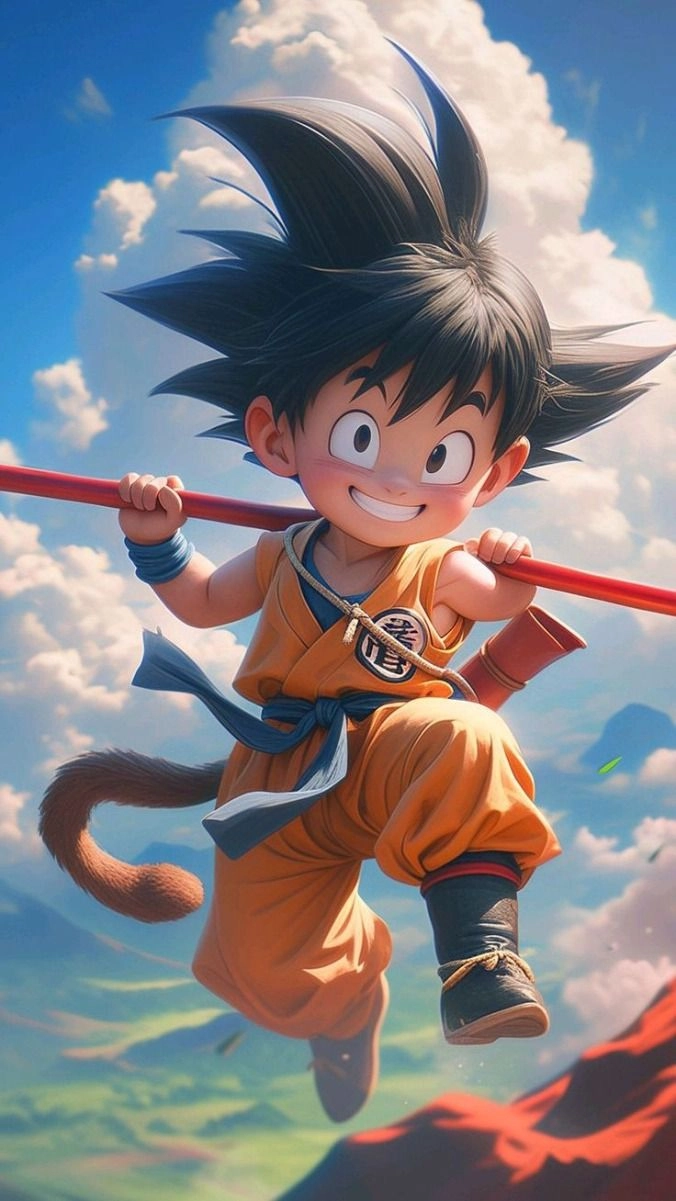 Ký ức tuổi thơ từ hình ảnh goku còn nhỏ