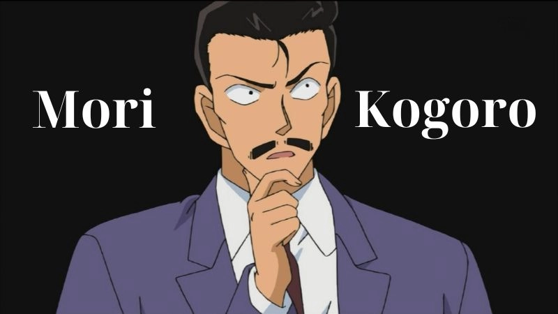 Mori kogoro với thần thái sắc bén và lạnh lùng