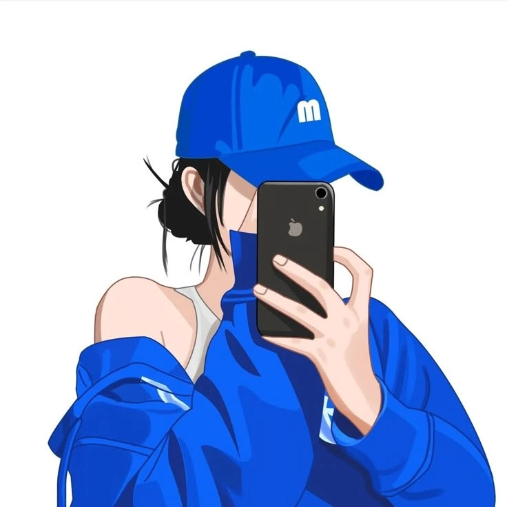avatar nữ che mặt phong cách dịu nhẹ