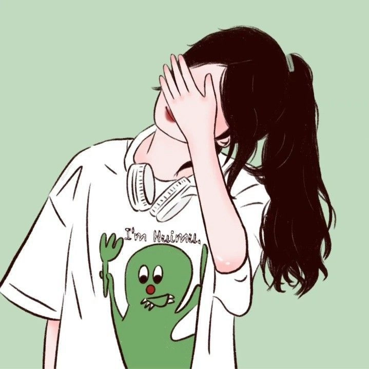 avatar nữ che mặt vẻ đẹp huyền bí